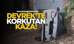 Devrek'te korkutan kaza!