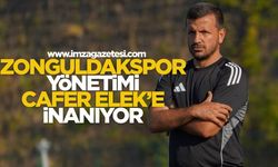 Zonguldakspor yönetimi Cafer Elek’e inanıyor