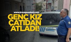 20 Yaşındaki Genç Kız Çatıdan Atladı!