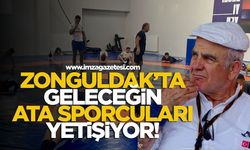 Zonguldak’ta geleceğin ata sporcuları yetişiyor!