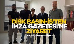 DİSK Basın-İş'ten İmza Gazetesi'ne ziyaret... Sorunlar ve çözümler masada...