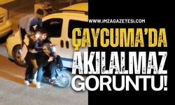 Zonguldak'ın Çaycuma İlçesinde Akılalmaz Görüntü!
