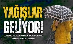 Meteoroloji Uyardı! Yağışlar Geliyor! Zonguldak'ta Haftalık Hava Durumu...