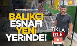Balıkçı esnafı yeni yerinden memnun…