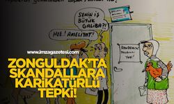 Zonguldak'taki bıçak parası olayını tek karikatürle özetledi!