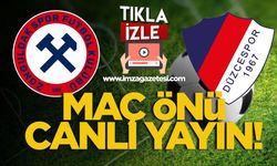 Zonguldakspor-Düzcespor maç önü canlı yayında!