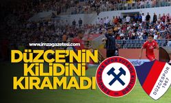 Zonguldakspor Düzce’nin kilidini kıramadı