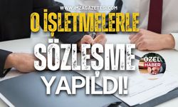 Zonguldak’ta O İşletmelerle Sözleşme Yapıldı!