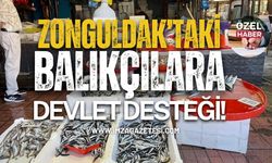 Zonguldak’taki Balıkçılara Devlet Desteği!