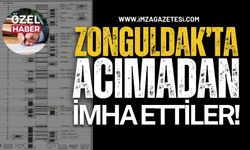 Zonguldak’ta Acımadan İmha Ettiler!