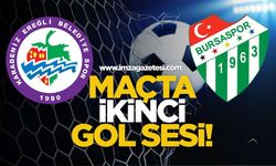 Kdz.Ereğli Belediyespor-Bursaspor maçında ikinci gol sesi!