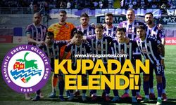 Kdz.Ereğli Belediyespor kupadan elendi