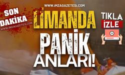 TTK'ya Ait Limanda Panik Anları!