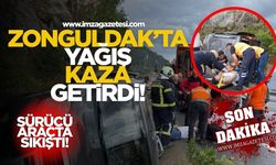 Zonguldak-İstanbul Yolunda Yağış Kaza Getirdi!