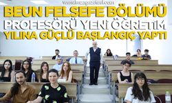 BEUN Felsefe Bölümü Prof. Dr. İhsan Fazlıoğlu ile Yeni Öğretim Yılına Güçlü Başlangıç Yaptı