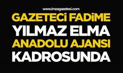 Gazeteci Fadime Yılmaz Elma, Anadolu Ajansı Kadrosunda