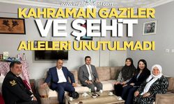 Kahraman Gaziler ve Şehit Aileleri Unutulmadı