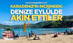 Karadeniz’in İncisindeki Denize Eylülde Akın Ettiler!