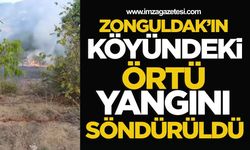 Kozlukadı Köyünde Başlayan Yangın Söndürüldü!