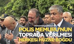 Kaza Sonucu Can Veren Polis Memurunun Toprağa Verilmesi Herkesi Hüzne Boğdu