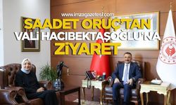Saadet Oruçtan Vali Osman Hacıbektaşoğlu'na Ziyaret