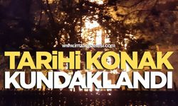 Tarihi Konak Kundaklandı