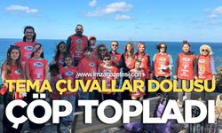 TEMA Çuvallar Dolusu Çöp Topladı. TEMA Gönüllüleri Doğaya Sahip Çıktı