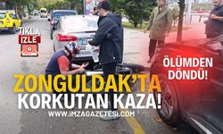 Zonguldak'ta korkutan kaza! Sürücü ölümden döndü
