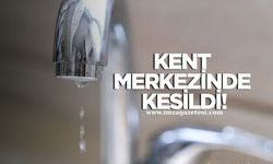 Kent merkezinde kesildi!Kent merkezinde kesinti!