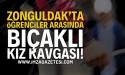 Zonguldak Kozlu'da Öğrenciler Arasında Kız Kavgası!