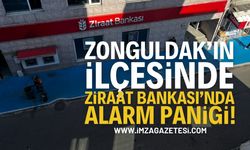 Zonguldak Kozlu'da Ziraat Bankası'nda Alarm Paniği!