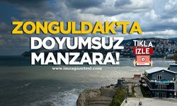 Zonguldak’ta imrendiren  doyumsuz manzara!