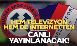 Zonguldakspor-Düzce maçı canlı yayınlanacak
