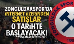 Zonguldakspor’da internet üzerinden satışlar o tarihte başlayacak