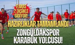 Zonguldakspor'da Karabük hazırlıkları tamamlandı! Elmas 2 eksikle gidecek
