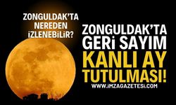 Zonguldak'ta Kanlı Ay Tutulması Heyecanı!