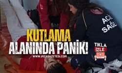 Kutlama Alanında Panik! Öğrenci Fenalaştı!