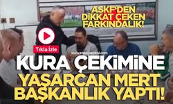 ASKF’den dikkat çeken farkındalık! 1. Amatör Kura Çekimine Yaşarcan Mert Başkanlık yaptı