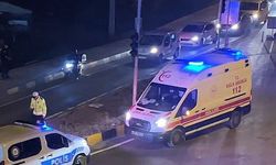 Bartın-Zonguldak karayolu uygulama yapan polise araç çarptı!
