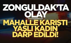 Çaycuma'da Olay Yaşlı Kadın Darp Edildi Mahalle Karıştı