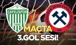 Çayelispor Zonguldakspor Maçında 3.Gol Sesi