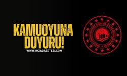 Çevre, Şehircilik ve İklim Değişikliği İl Müdürlüğü’nden Kamuoyuna Duyuru!