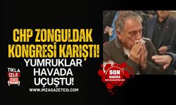 CHP Zonguldak kongresinde arbede! Kongre karıştı!