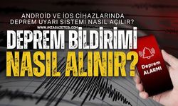 Deprem Bildirimi Nasıl Alabilirim?