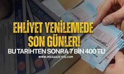Eski Tip Ehliyetler İçin Son Tarih Belli Oldu! Bu tarihten sonra 7 Bin 438 TL!