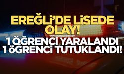 Ereğli'de Lisede Şok Olay Bir Öğrenci Yaralandı Bir Öğrenci Tutuklandı