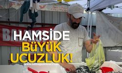 Hamside Büyük Ucuzluk! Tezgahlarda Yoğun İlgi!