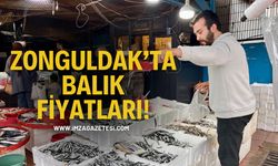 Zonguldak’ta balık fiyatları!