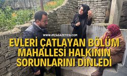 Karakoca, Evleri Çatlayan Bölüm Mahallesi Halkının Sorunlarını Dinledi.