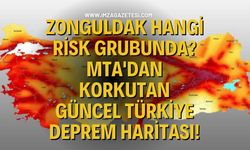 Zonguldak Hangi̇ Ri̇sk Grubunda? MTA'dan Korkutan Güncel Türki̇ye Deprem Hari̇tası!